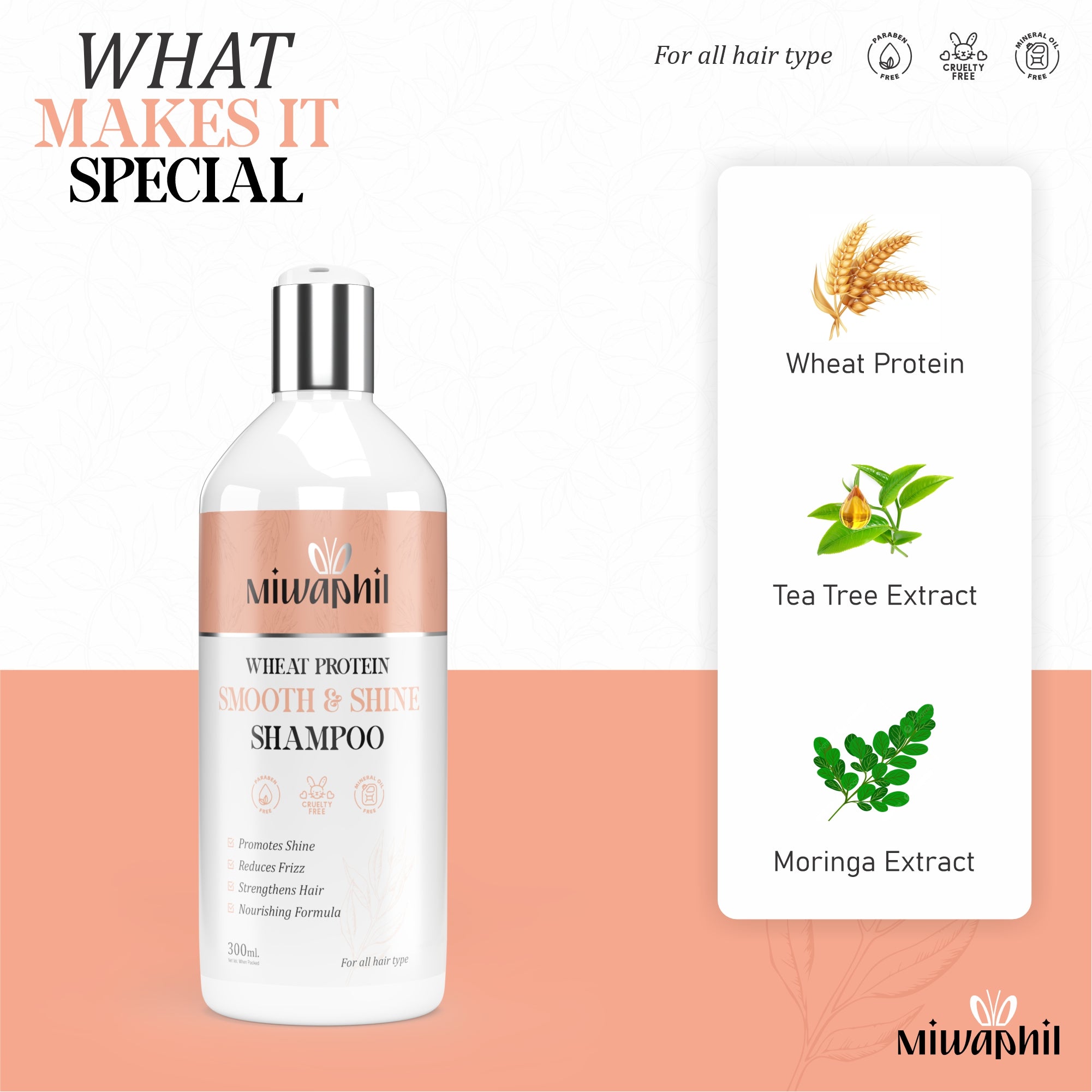 Wheat Protein Smooth And Shine Shampoo