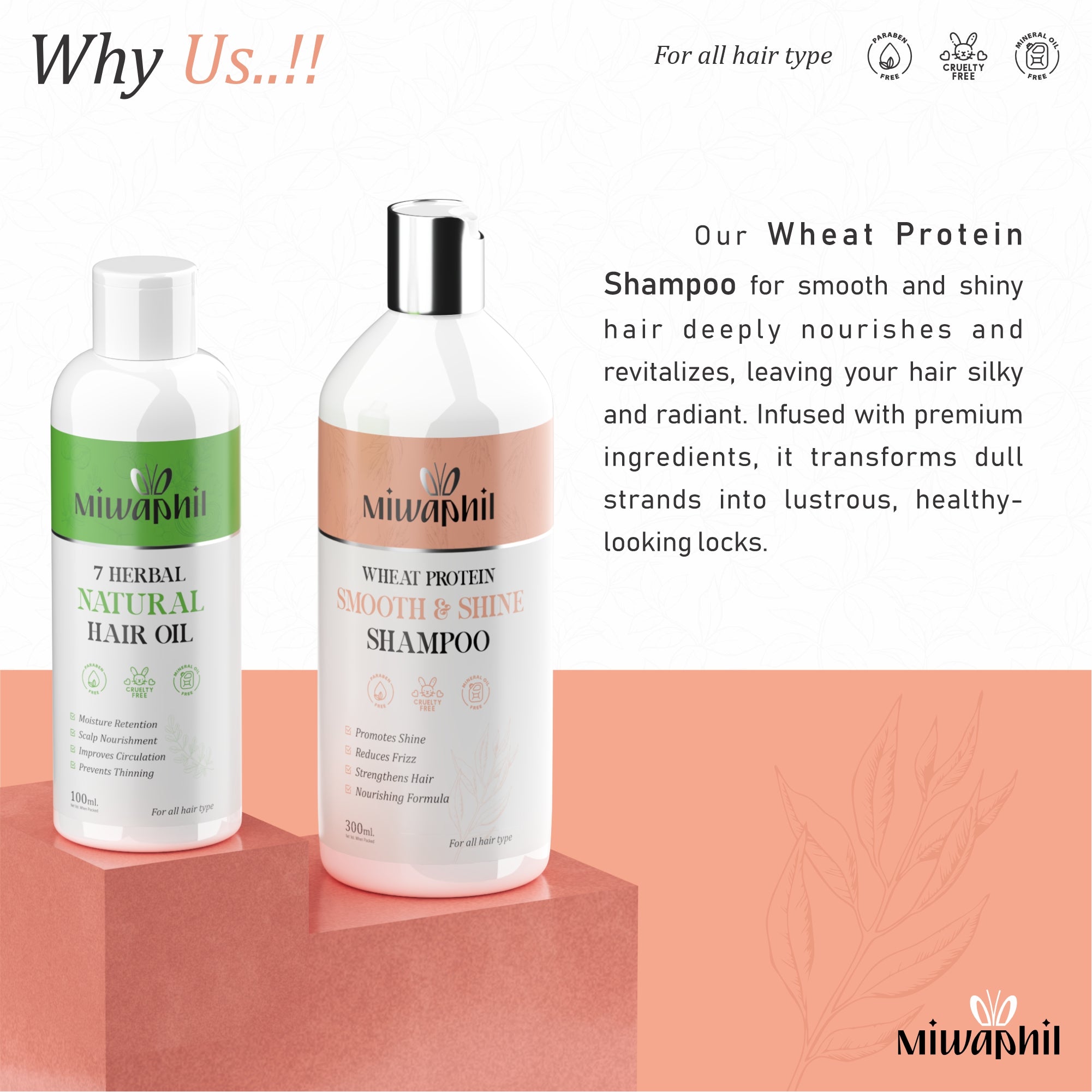 Wheat Protein Smooth And Shine Shampoo