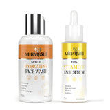 Gentle Hydrating Face Wash & Vitamin C Face Serum Combo